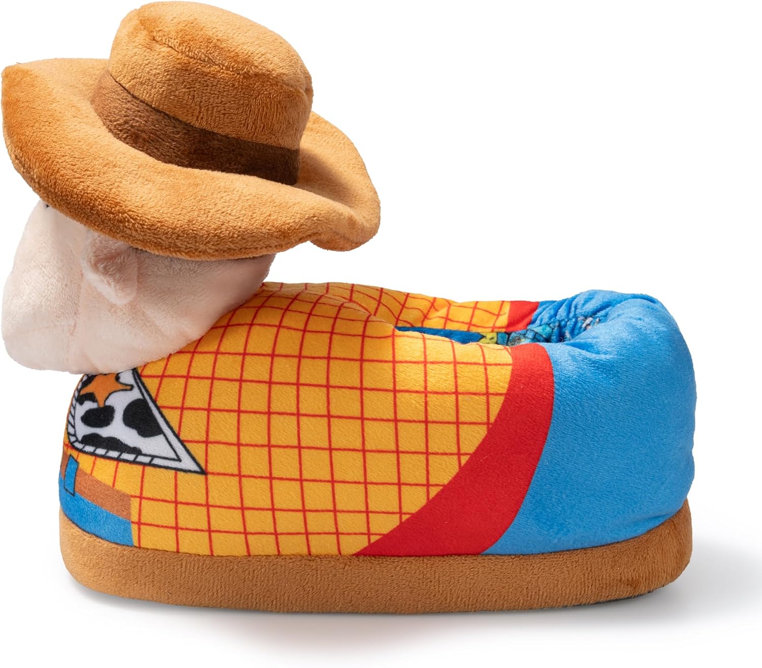 Disney Buzz Lightyear and Woody Toy Story Slippers for Kids, Toddler House Shoes, 9/10
