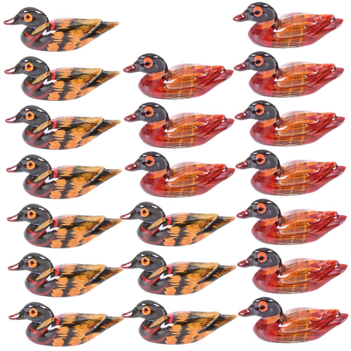 Essstäbchenhalter, 20 Stück, Ornament-Halter, Keramikgeschirr, Esszimmer, Tischdekoration, Gummi-Enten, Großpackung, niedliche Ente, Essstäbchenablage, dekorative Essstäbchenablage, Bürstenhalter,