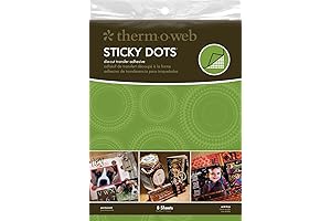 Therm-o-web Sticky Dot Sheet: Precision Sticking for Your Crafts
