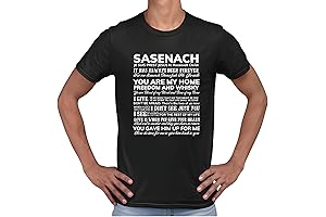 Sassenach Outlander: Your are my home, freedom, and whisky Black T-shirt