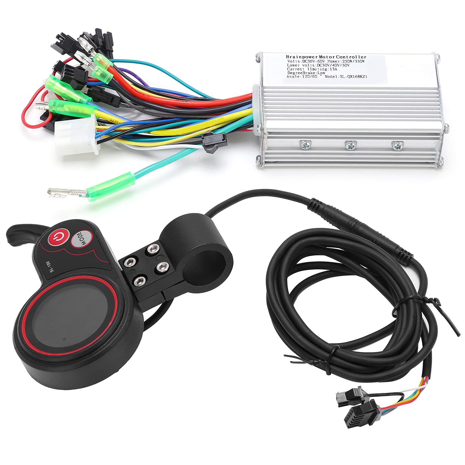 Controlador sin escobillas Controlador de Velocidad Sensible con Panel de Pantalla LED a Prueba de Agua para Scooter de Bicicleta eléctrica