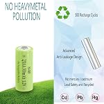4 Pcs NI-MH 2/3AA 300mAh 1.2V Solar Lgiht Rechargeable Battery | 2/3 AA Size Button Top Batteries for Garden Solar Lights (Shorter Than AA Size), 2/3 AA 1.2V battery