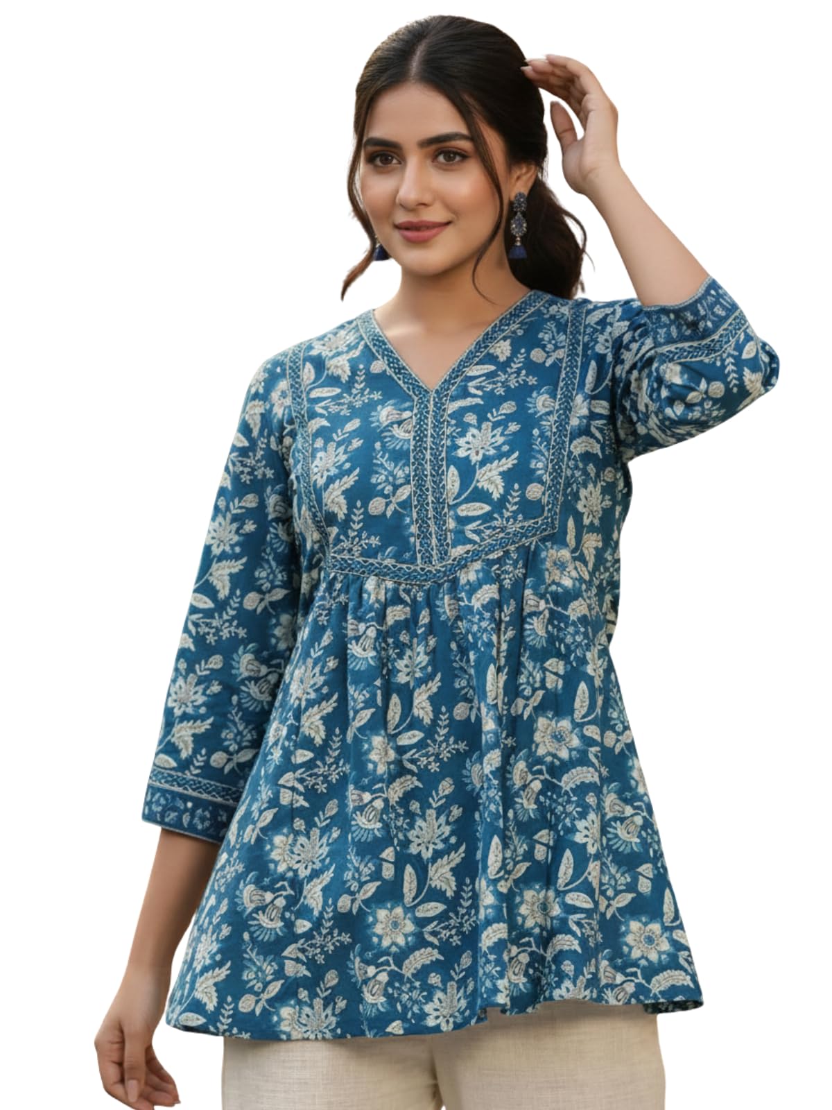 leriya fashion Women's Regular Fit Western Top-picture-47