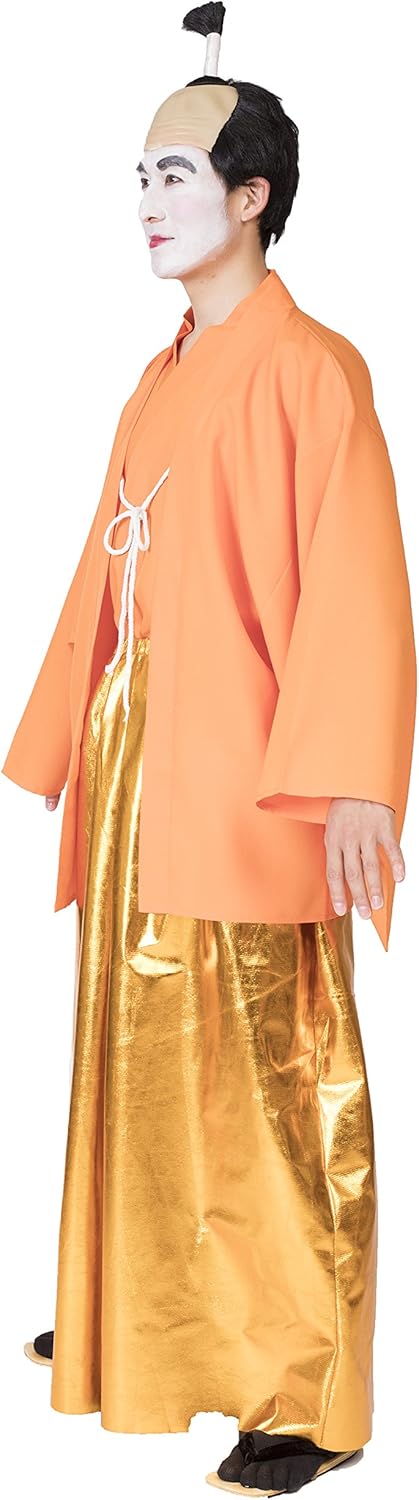 クリアストーン(Clearstone) MENコス コスプレ ハロウィン お殿様 ユニセックス オレンジ