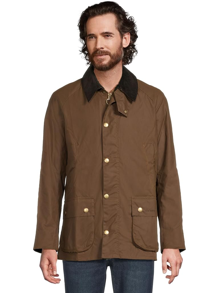 Brown Barbour Ashby Wax Jacket
