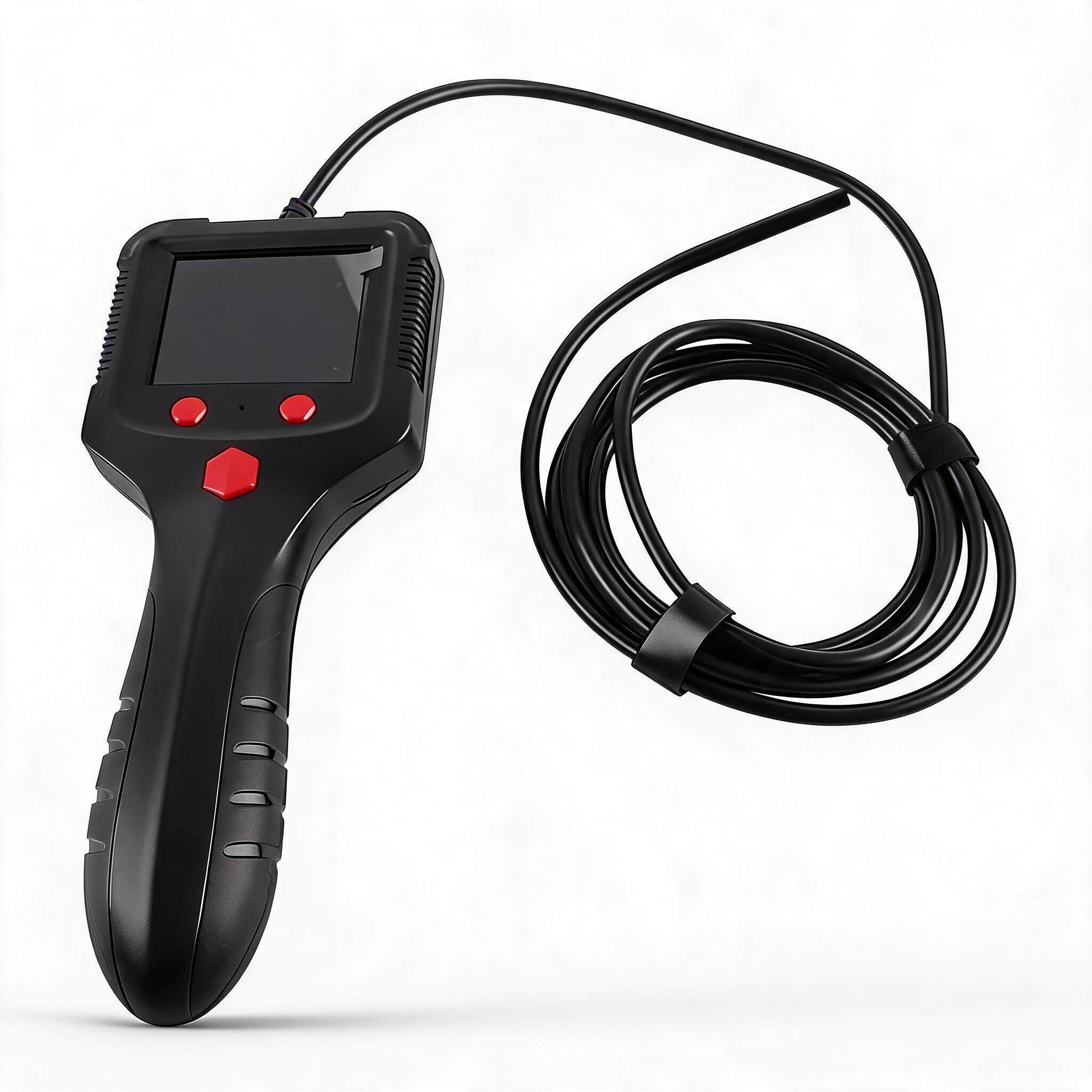 Endoscope, Industrial Endoscope with 2.4in HD Screen, Sewer Camera, Handheld ABS Housing Borescope Inspection Camera for Factory (6.6ft Cable)-image-42