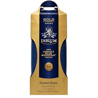 Jamaica Blue Mountain Whole Beans Coffee - Jablum Gold Standard 16oz