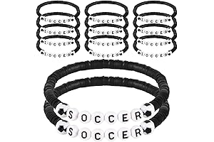 14pcs Soccer Bracelets, Football Sports Bracelets for Sport Enthusiasts