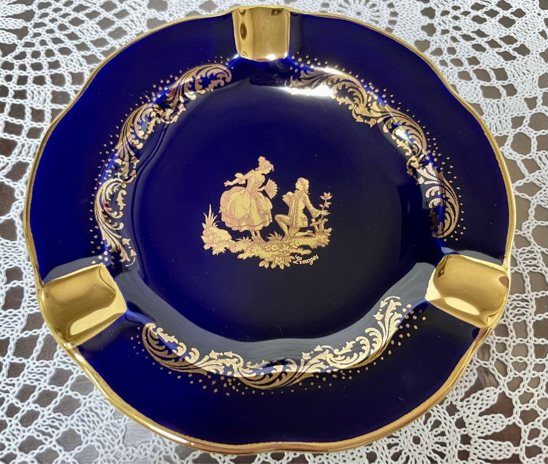 Amazon.co.jp: Limogesリモージュimperialインペリアル灰皿22K