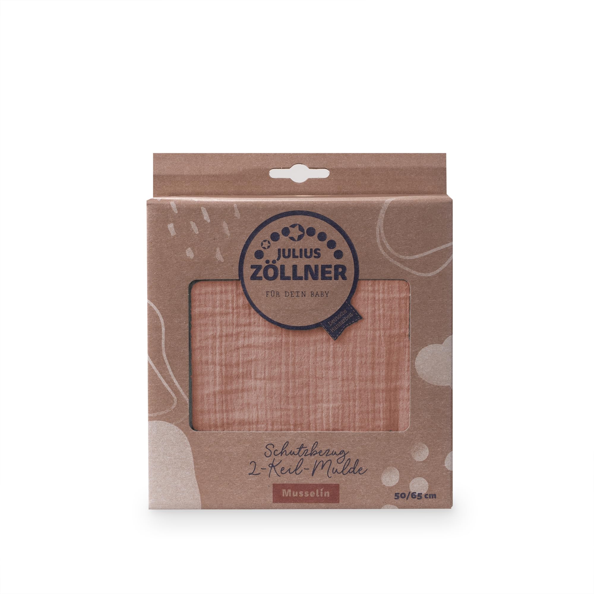 Julius Zöllner Housse pour matelas à langer à 2 niveaux en mousseline de coton – Mousseline dune Taille 50/65