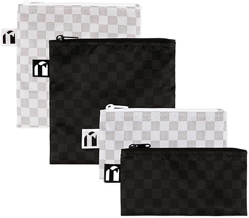 Miniatura 26 de Bumkins - Bolsas de tela para bocadillos y sándwiches - Para almacenamiento, viajes, preparación de alimentos, almuerzo - Reutilizables, resistentes