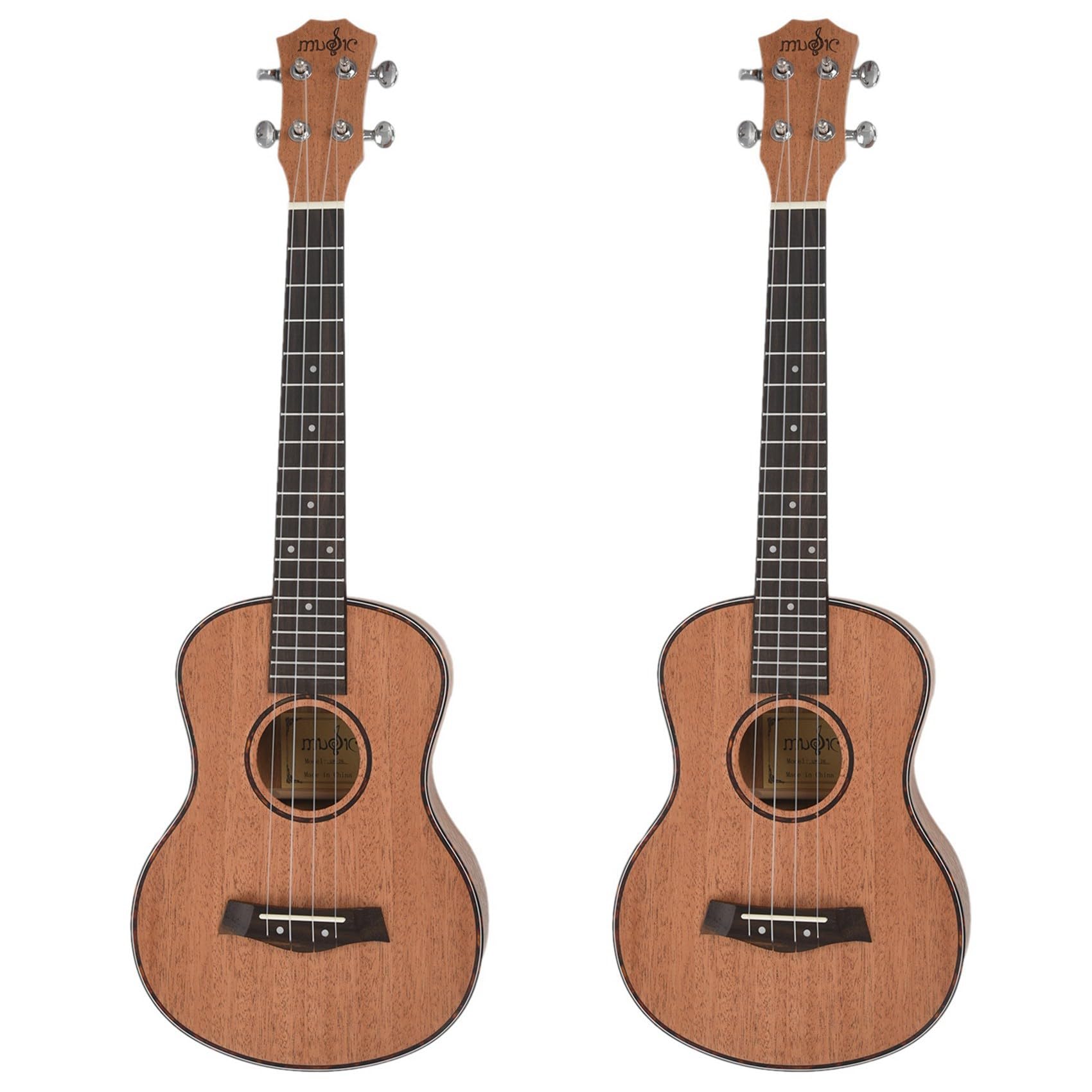 VENOAL 2X Tenor akustyczne elektryczne ukulele 66 cm gitara podróżna 4 struny drewno mahoń instrument muzyczny