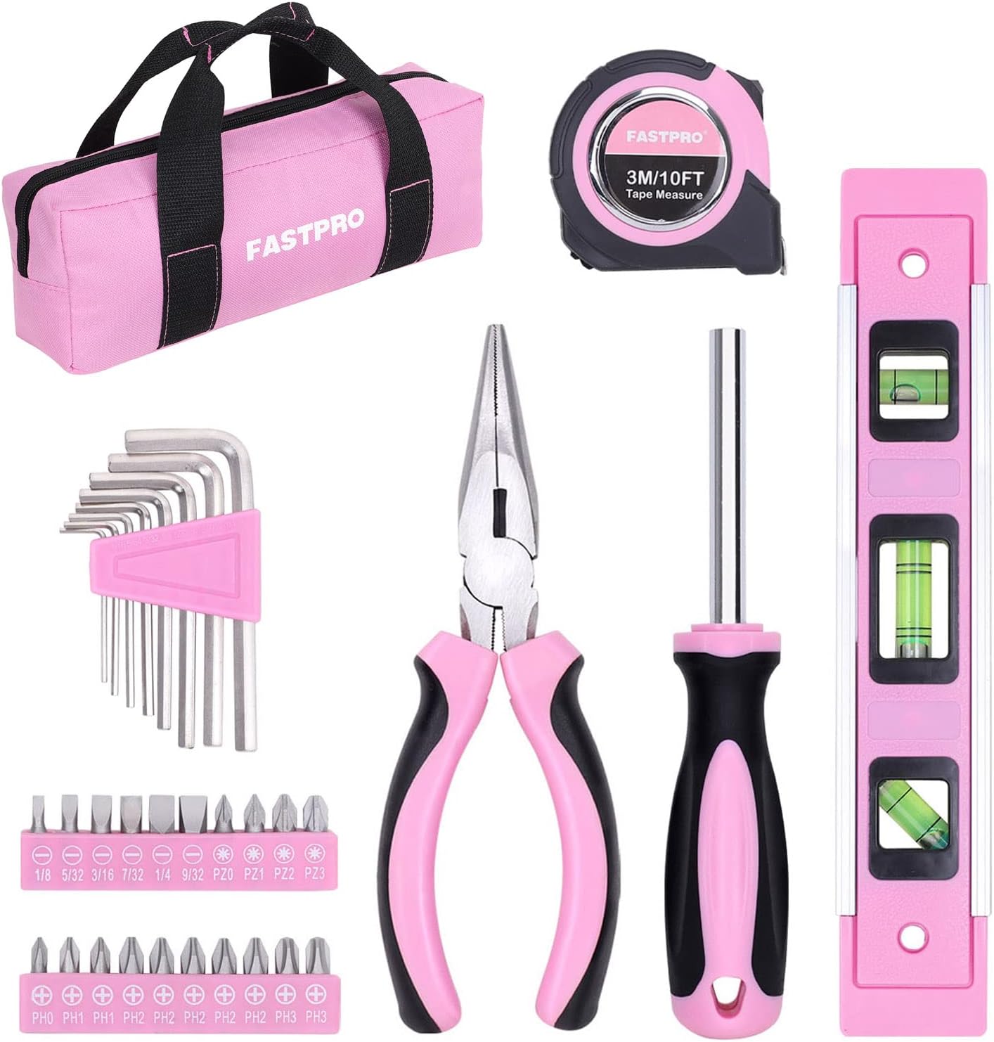 33-piece Hand Tool Set, Home Maintenance Tool Kit