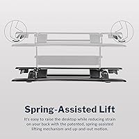 Vista 6 de Varidesk – Escritorio de Pie Altura Regulable – Pro Plus 36, Negro