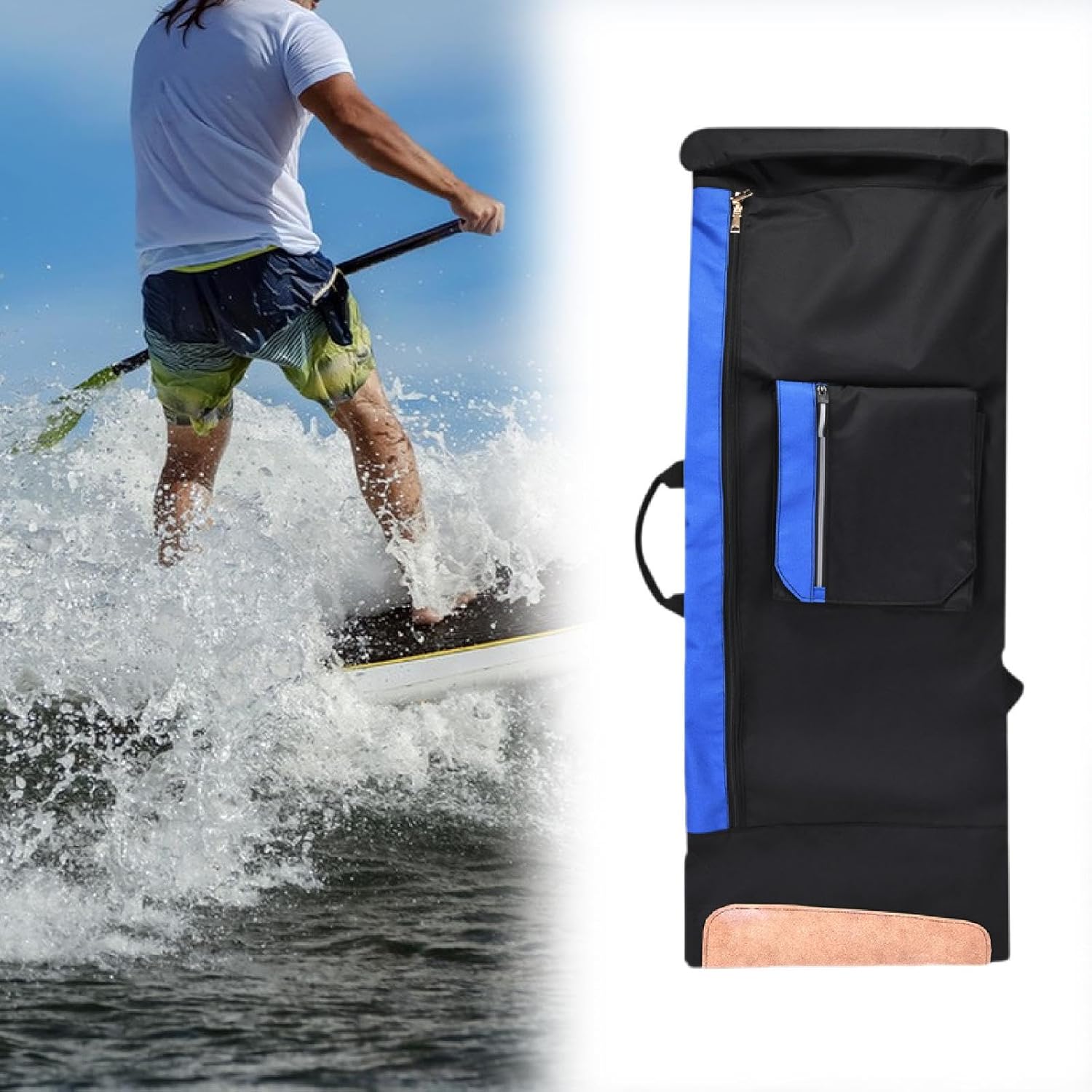 Skateboard Backpack Bag Skateboard Carry Bag Portable Large Capacity Carrier Travel Backpack for Men Women Traveling Adults