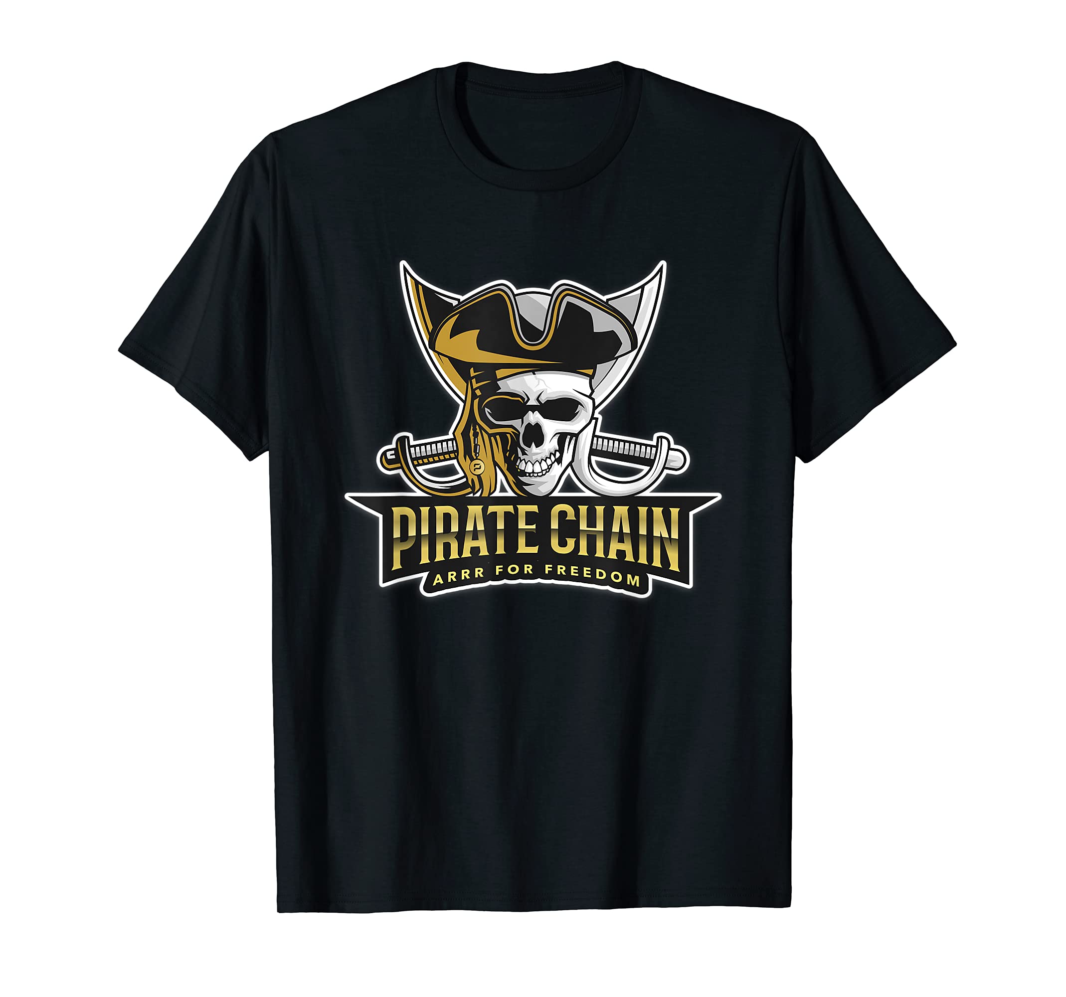 Pirate Chain Arrr For Freedom Crypto Currency T-Shirt : Amazon.co.uk:  Fashion