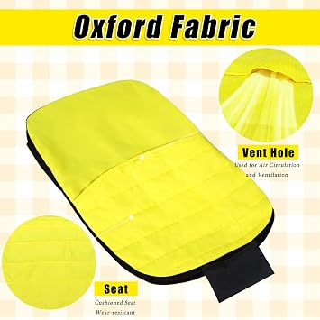 Lawn Mower Seat Cover for Bolens G272 / G274 19831989, Oxford Fabric Tractor Seat Cover with Pockets, Water-Resistant & Anti-Slip Seat Protector for Garden Tractor