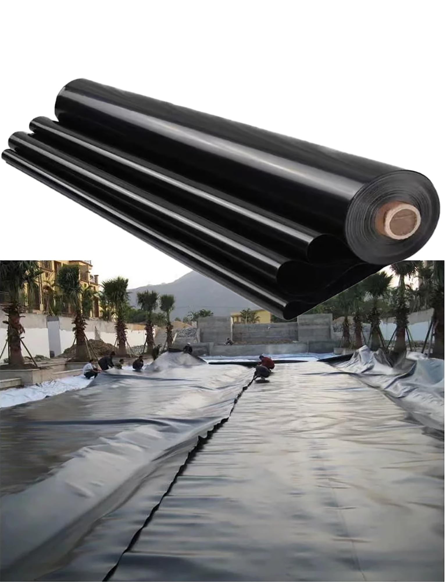 Film plastique anti-infiltration et géomembrane de bassin pour étang d'aquaculture