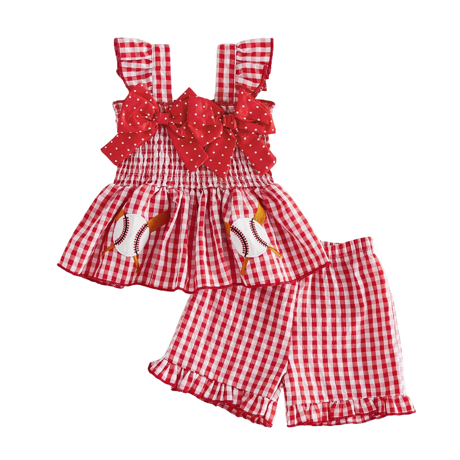 Little Toddler Kids Girl Clothes Set 1-8 Years Summer Outfits Solid Color Tank Tops &amp; Shorts