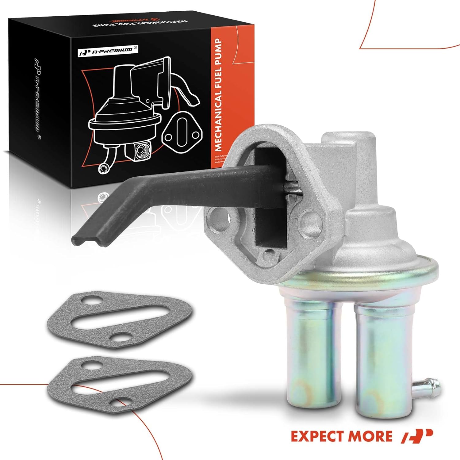 A-Premium Mechanical Fuel Pump Compatible with Dodge & Plymouth & Chrysler Models - Charger, Challenger, Dart, 330, 440, A100, D150, B200, W300, M350, Belvedere, Cuda, Duster, Fury, PB100, Savoy, VIP