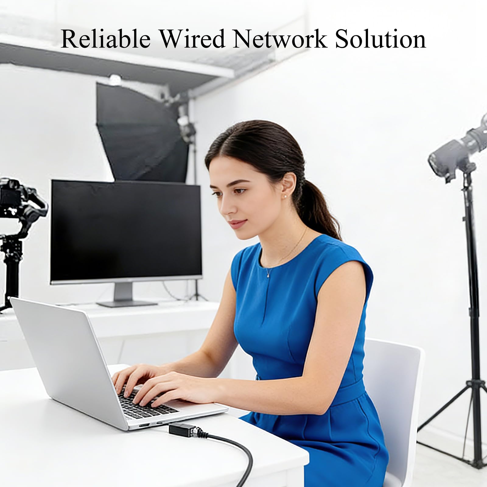 Cat6 Patchkabel Reinkupfer Gigabit LAN Kabel (grau, 100, Zentimeter, 24x)