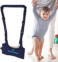Vista 10 de Arnés para caminar para bebé, ayudante de mano para niños pequeños, andador para bebés, amigable con la piel, alivia el dolor de espalda, ajustable