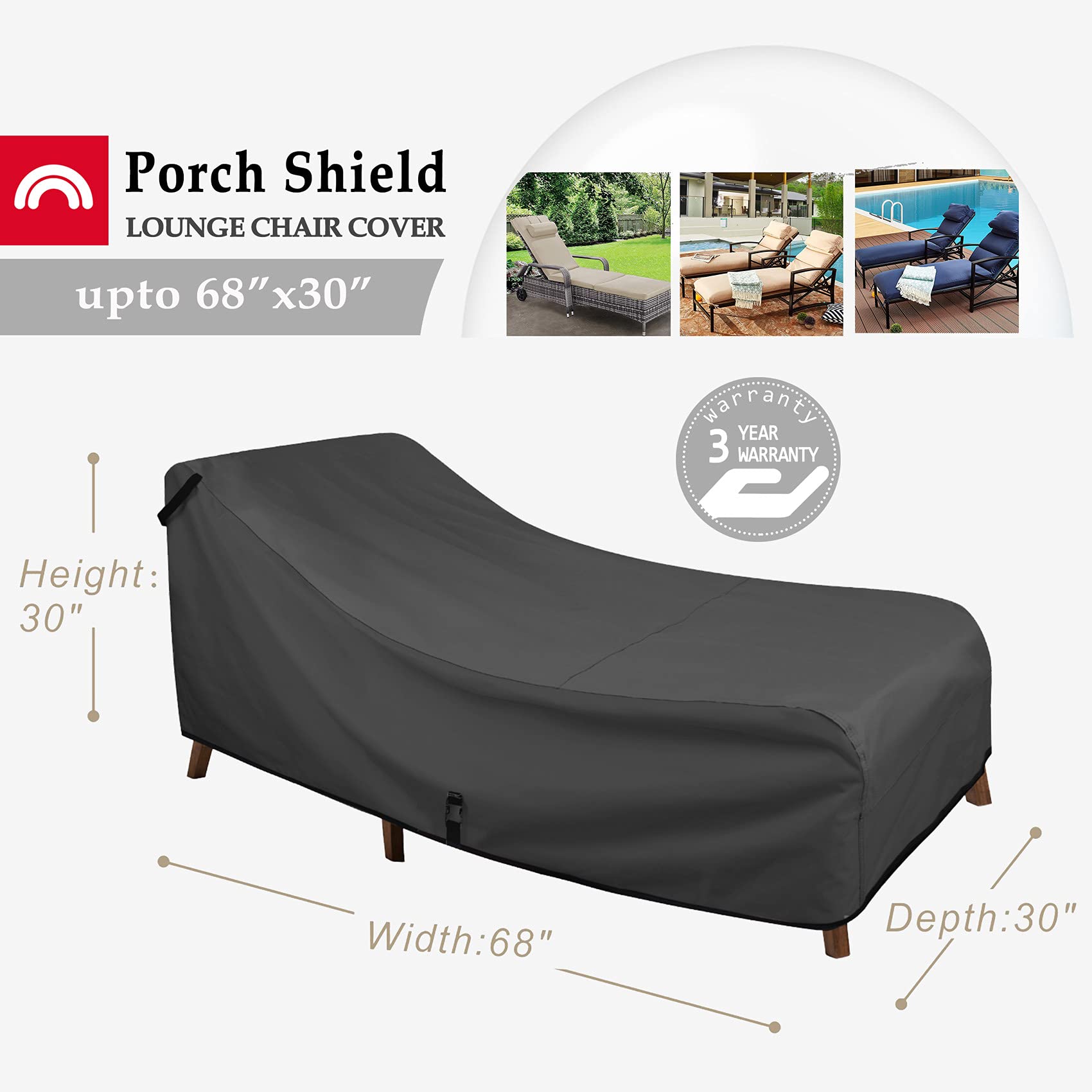 Porch Shield Coprisedili Impermeabili Per Esterni - Confezione Da 2
