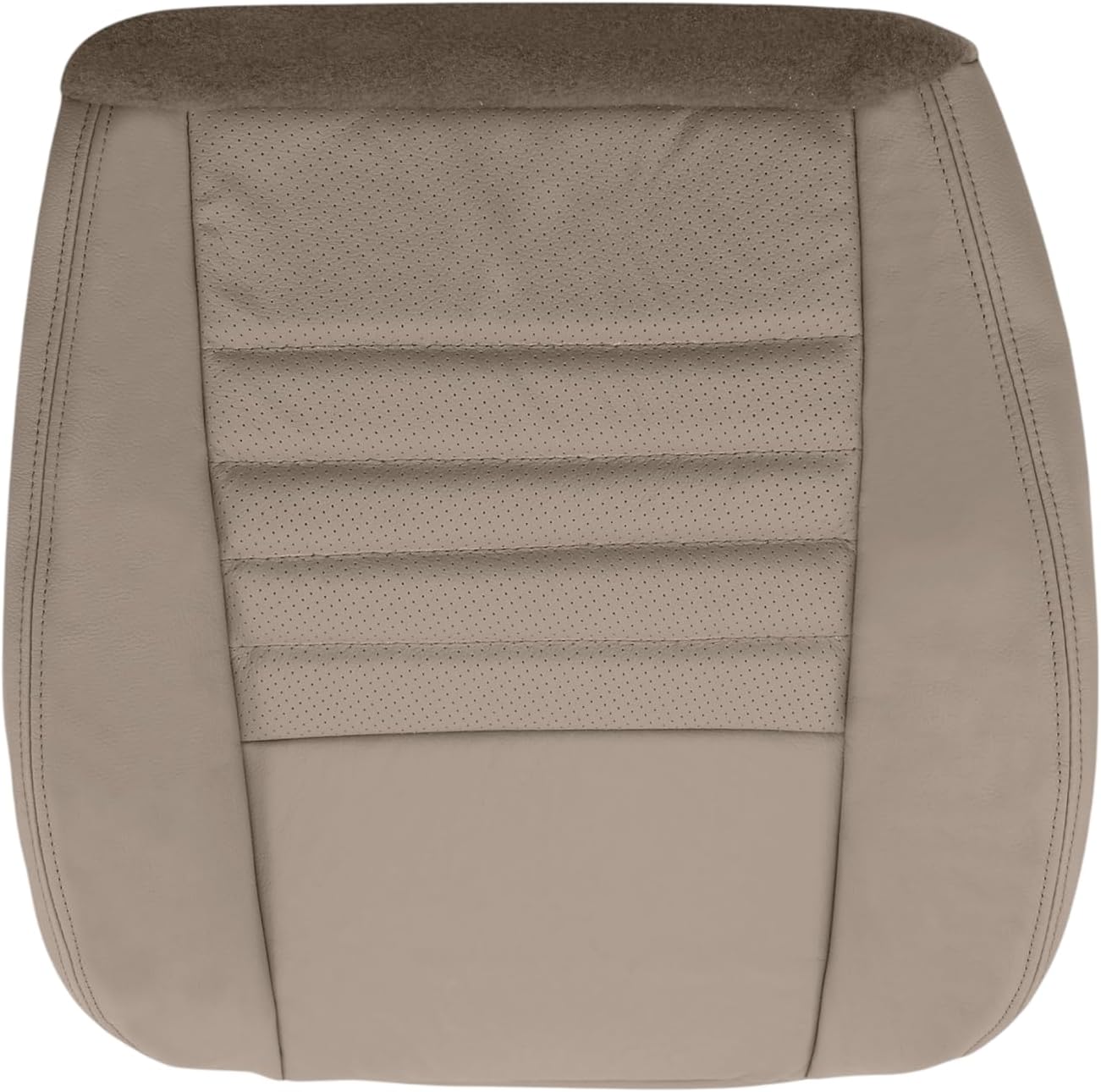 US Auto Seat Cover 1999-2004 fits Ford Mustang GT Leatherette Driver Bottom Cover Medium Parchment