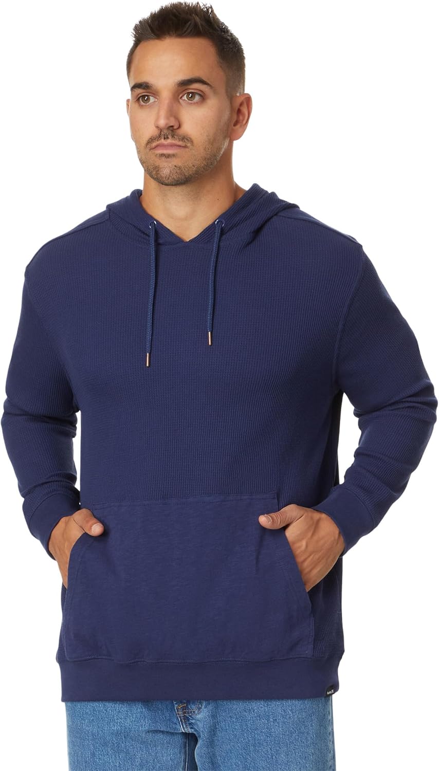 Hurley mens Felton Thermal Hoodie Long Sleeves