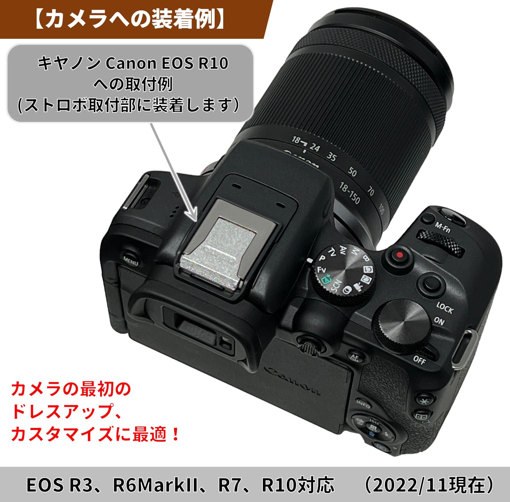 Amazon | F-Foto Canon EOS R3, R6 MarkII, R7, R10, R50用 メタル 