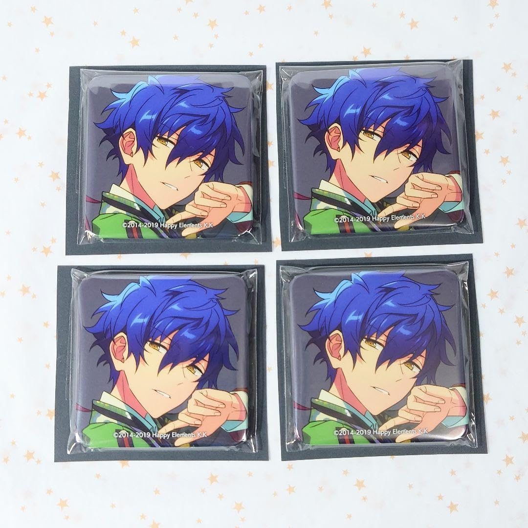 あんスタ アルバム 缶バッジ Eden ジュン スクエア缶光電子繊維