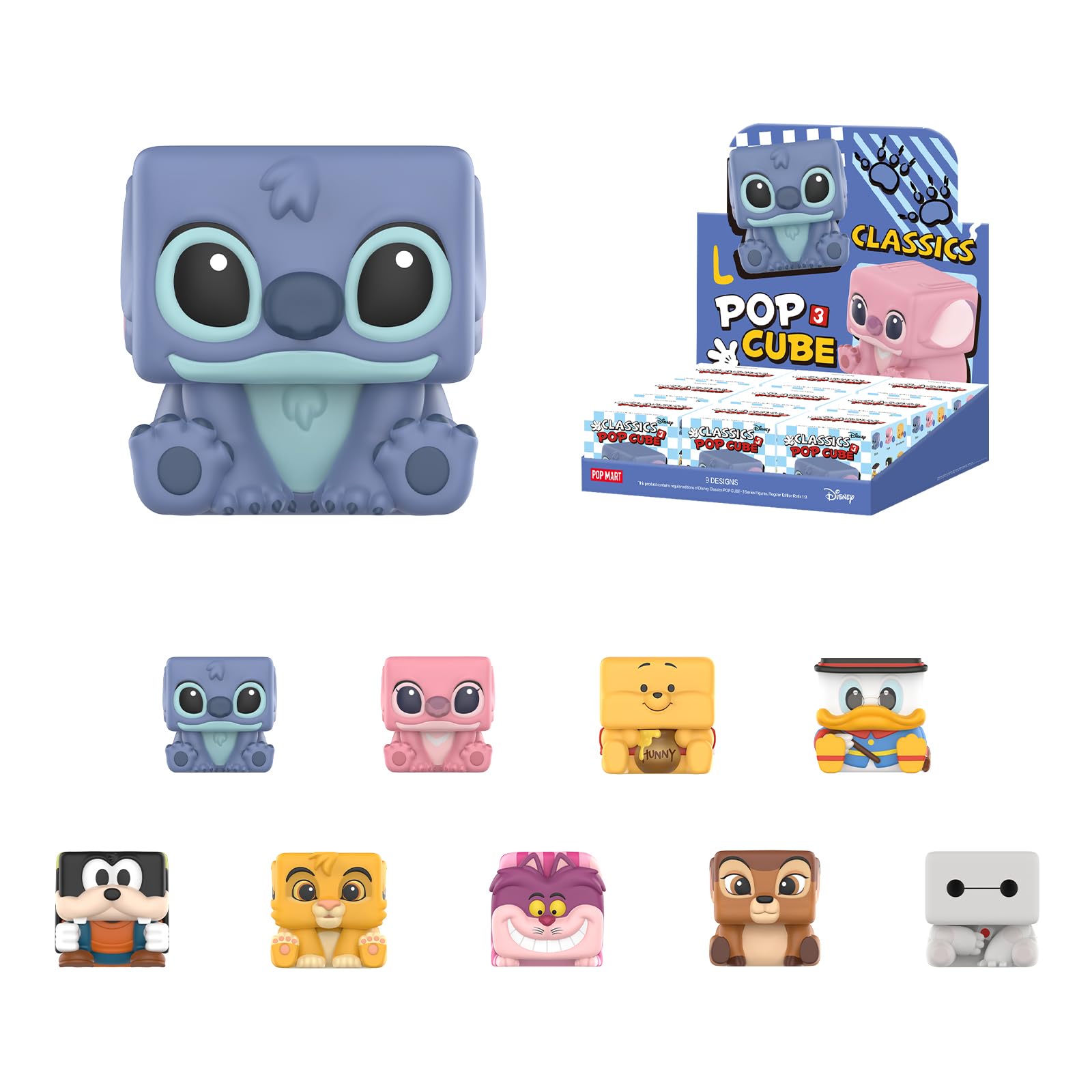 Amazon.co.jp: POP MART Disney Classics POP CUBE-3 シリーズ【1