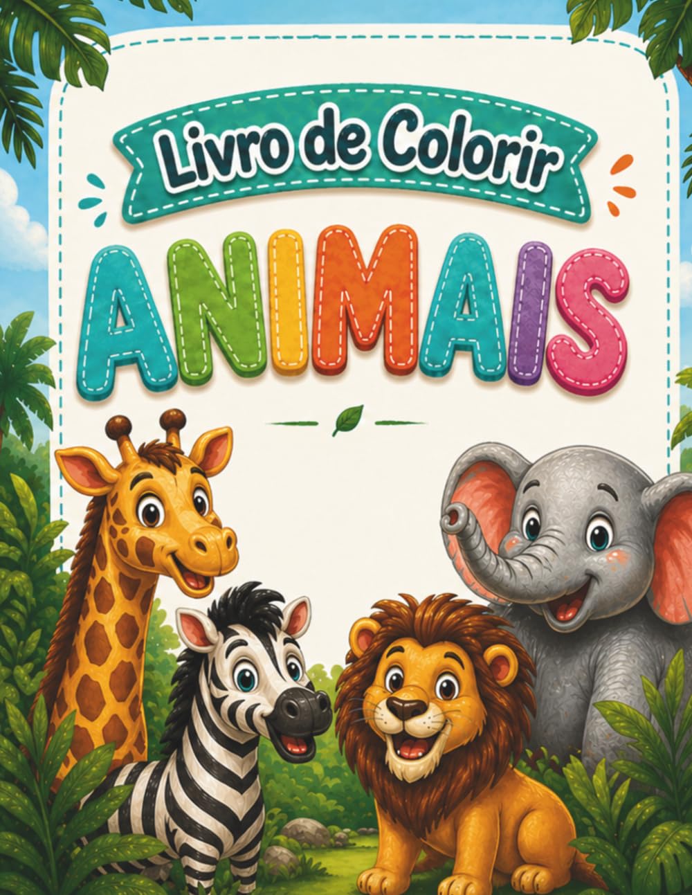 LIvro de Colorir Animais