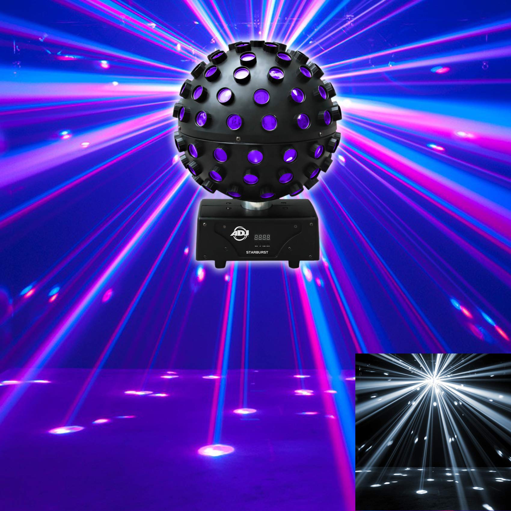 Amazon.com: (2) American DJ Starburst LED Sphere Multi Color
