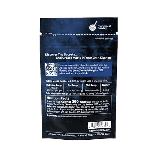 Miniatura 3 de Pectina  baja metoxilo sin OMG vegano certificado OU Kosher 50 g2 oz