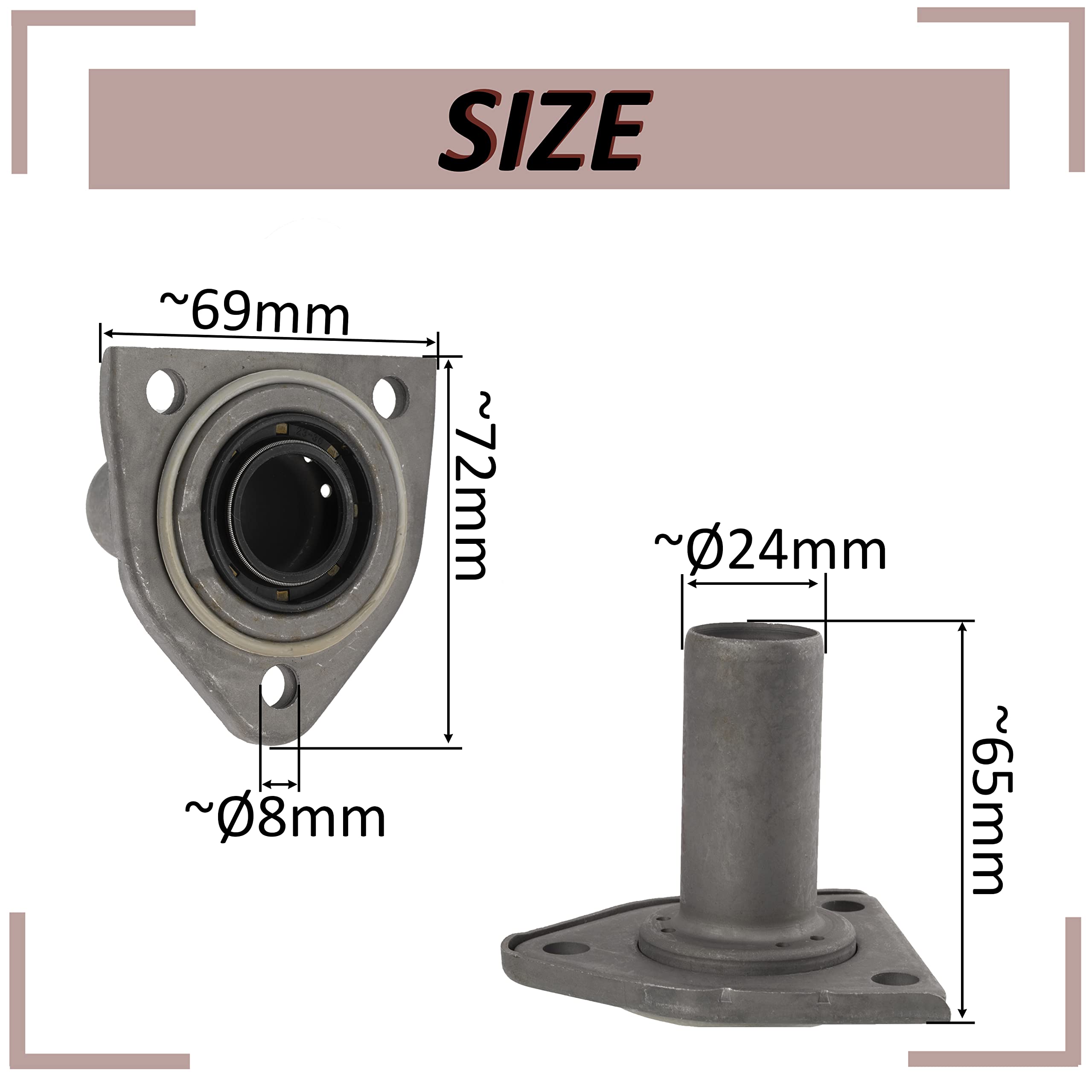 AERZETIX - C40098 - Boccola guida frizione - compatibile con 210535, 9618819780, 3645729, 9629860480