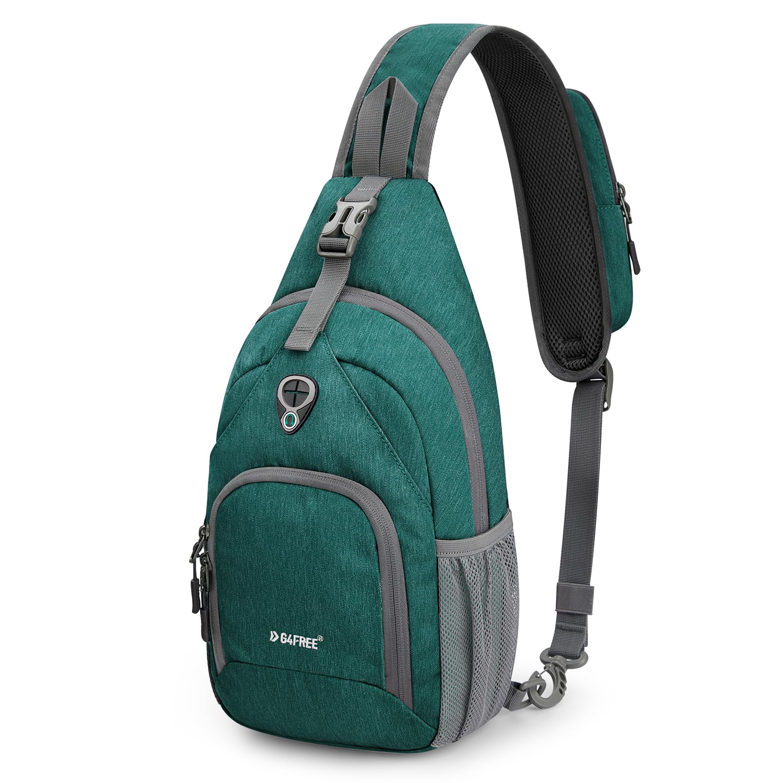 Bolso bandolera RFID, mochila cruzada para el pecho, bolso de hombro para senderismo al aire libre