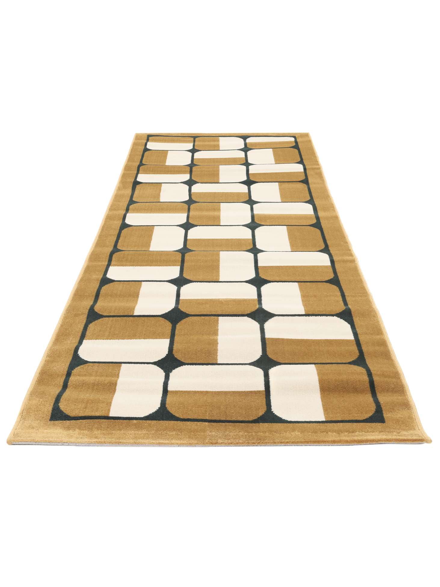 RugVista Miriam Tapis, 80 x 250 cm, Jaune Moutarde