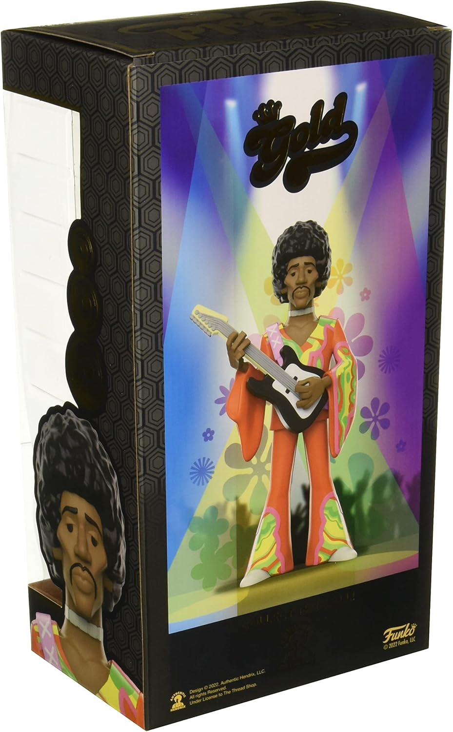 Funko Vinyl Gold 12": Jimi Hendrix, Collectable Vinyl Action Figure, Birthday Gift Idea, Official Merchandise - Image 3