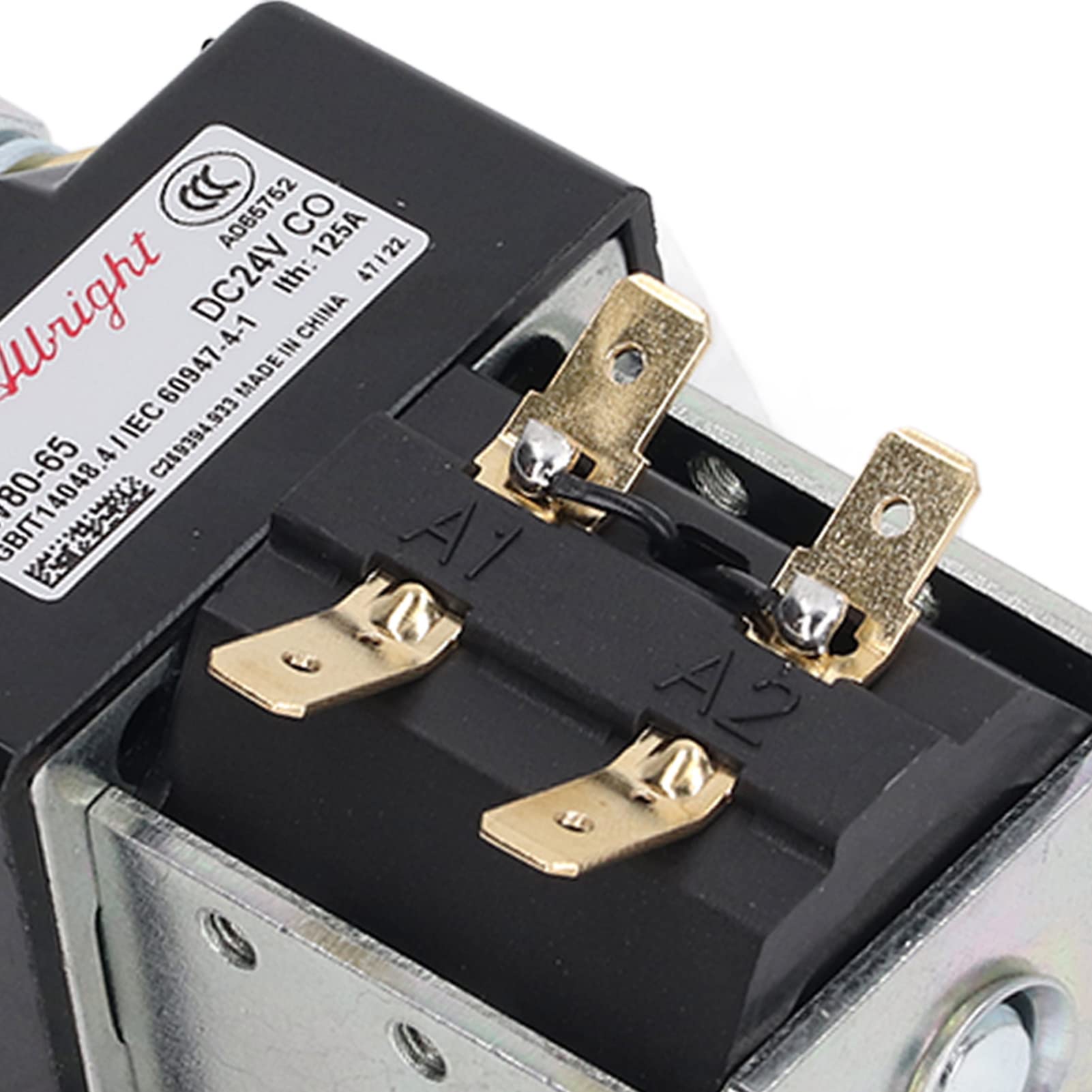Relè Elettrovalvola 24V 125A Sensibile, Alta Precisione per Valvola Solenoide Industriale, for Carrello Elevatore Pallet Magazzino Logistica Attrezzature Movimento Merci