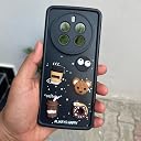 Pikkme Back Cover for Realme 12 Pro 5G / Realme 12 Pro Plus 5G | Cute Fun Cartoon 3D Bear Silicone Full Body Protection Bumper Cover (Black) gallery image