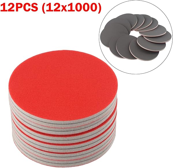 Cuscinetti abrasivi da bowling, 12/24 pezzi, grana 500-4000, kit di rifacimento per pulizia della palla, lucidatura, accessori di manutenzione - 3