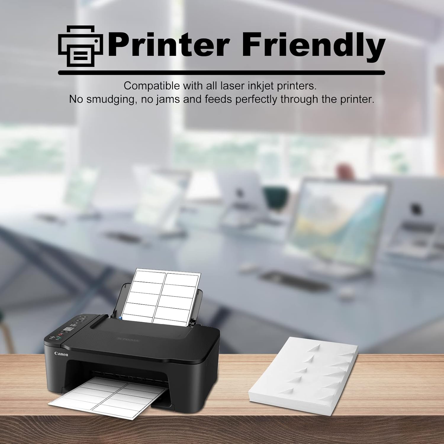 LabelMore 2 x 4 Shipping Labels for Laser or Inkjet Printable, 5000 Labels - 500 Sheets