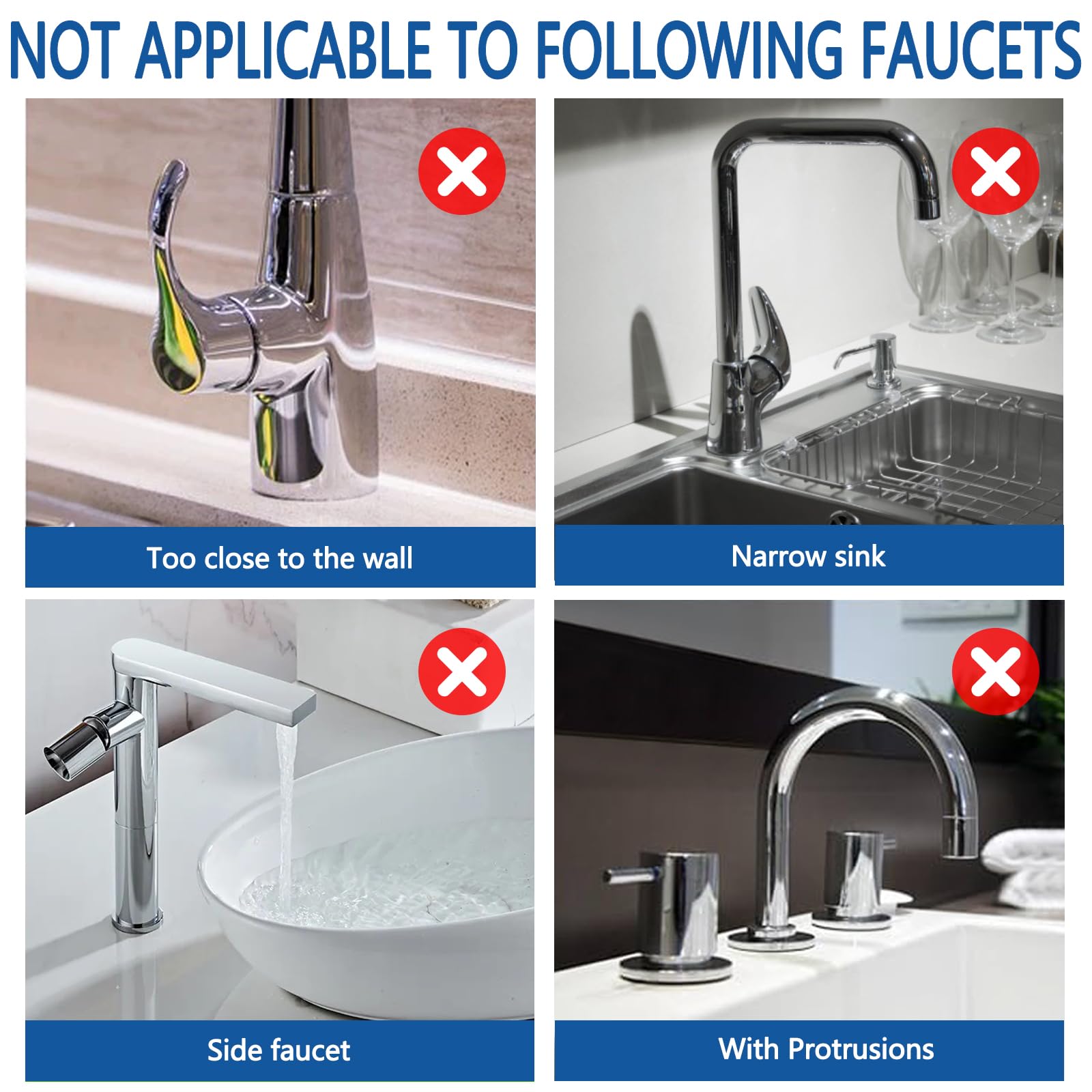 Kitchen Sink Splash Guard - Prevent Messes! -6 Kitchen Sink Splash Guard - Prevent Messes! -6