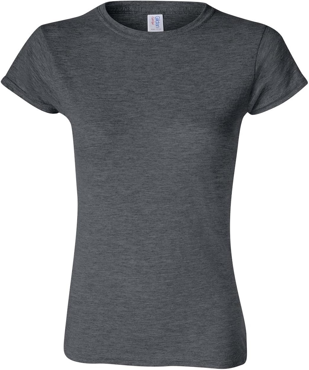 Gildan Women's Softstyle Cotton T-Shirt, Style G64000l, Multipack X-Large Dark Heather