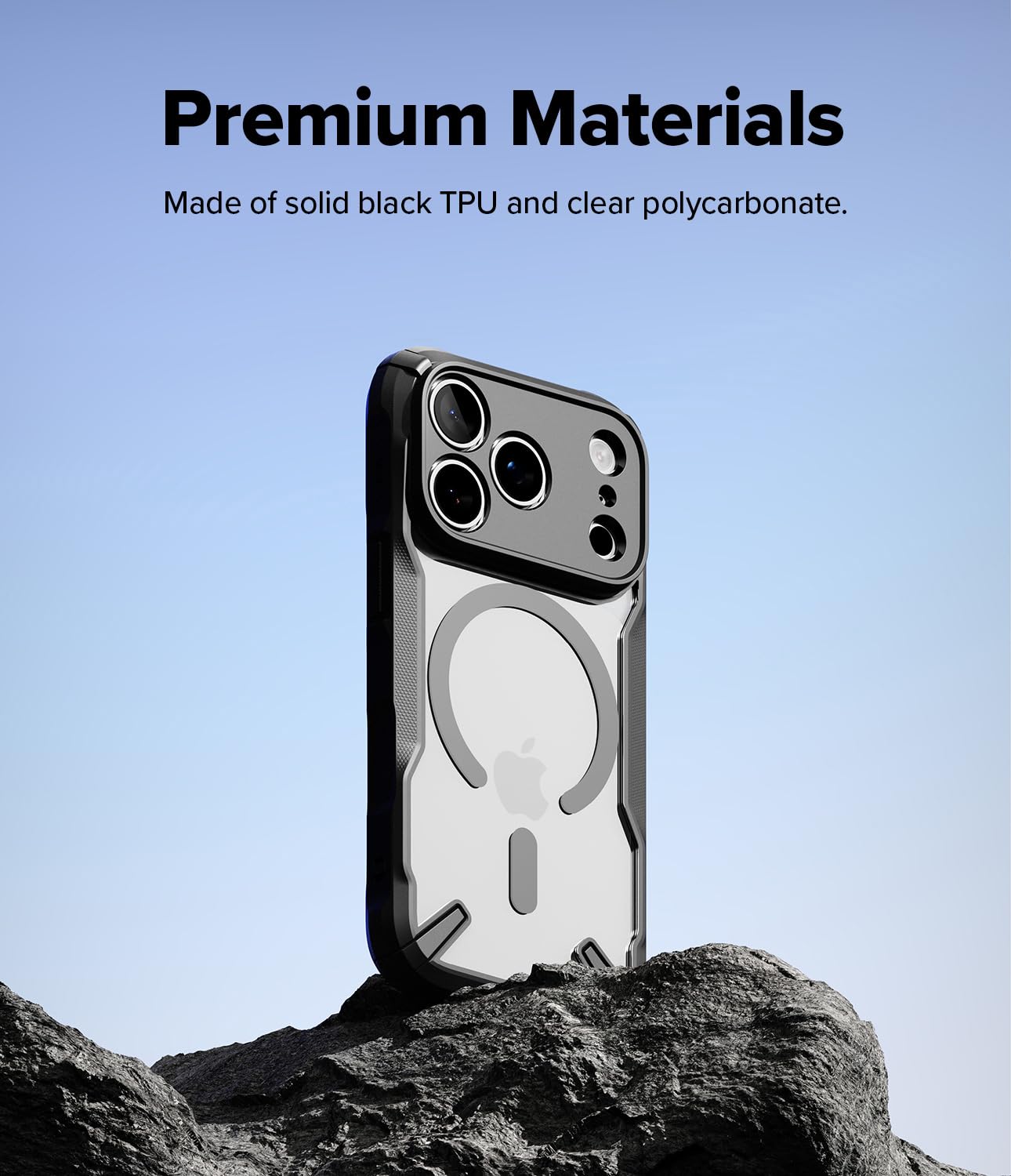 Ringke for iPhone 18 Pro / 17 Pro Case Back Cover [Fusion-X Magnetic Black] — Amazon image 5