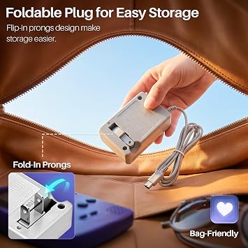 Nintendo 3DS Charger AC Adapter - Replacement Power Supply Wall Charger for 2DS, 3DS XL, DSi and More