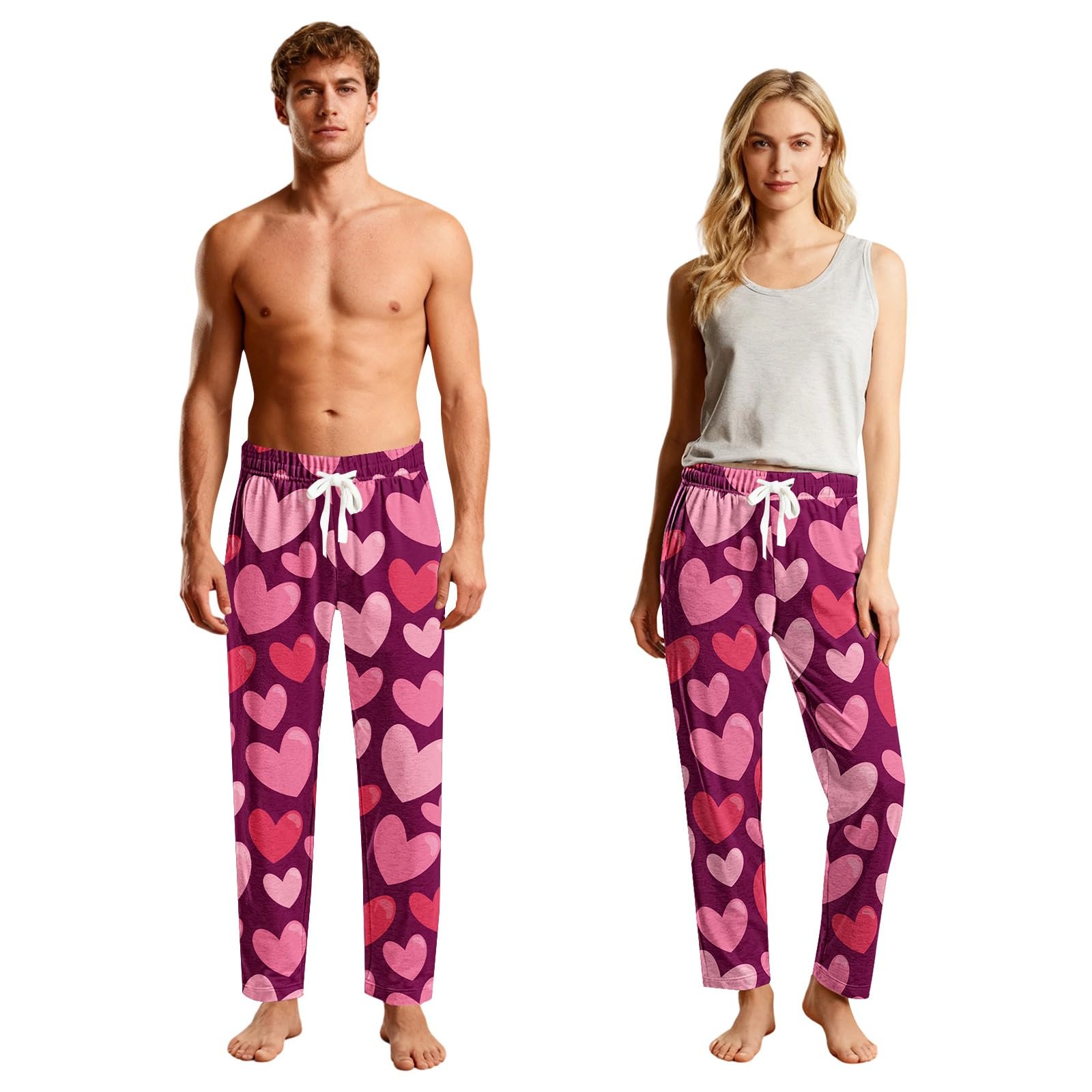 Generisch Pijama de hombre Navidad cintura elástica albornoz hombre algodón orgánico