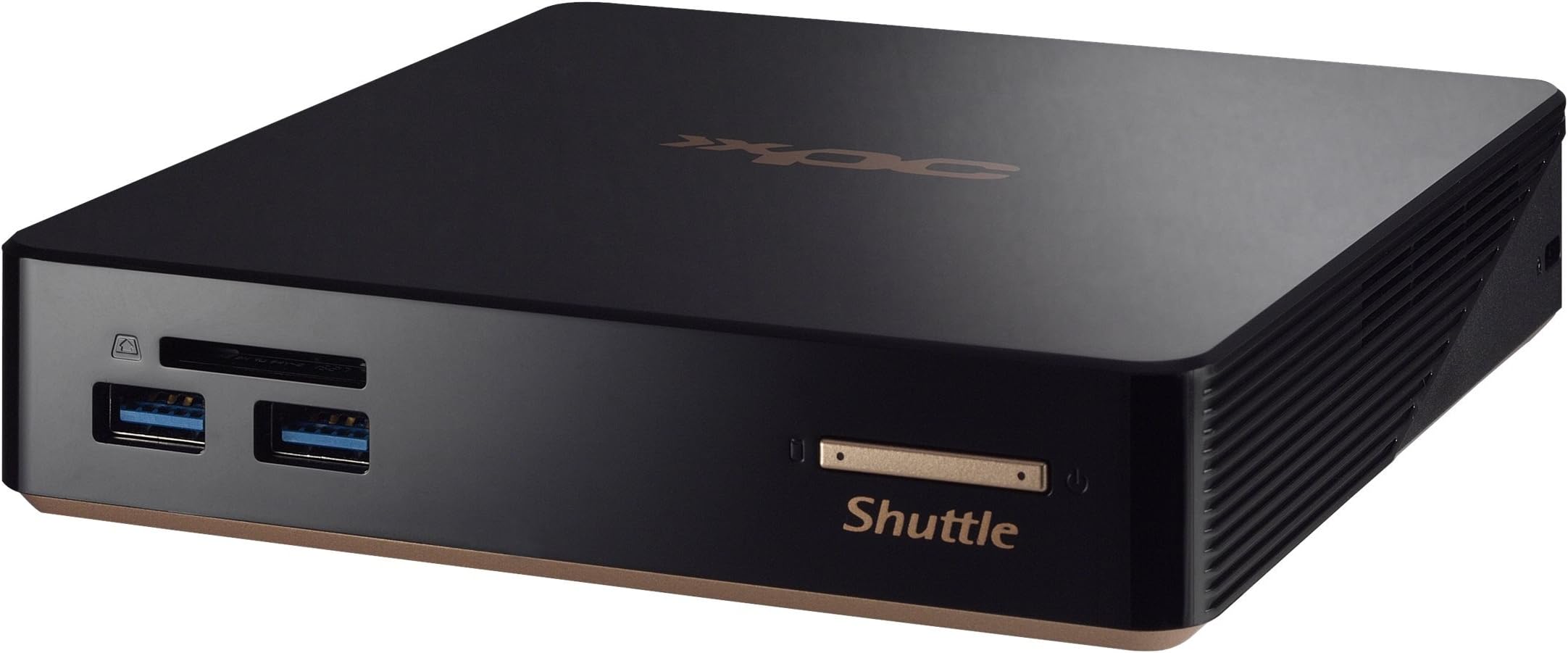 ShuttleXPC Nano NC01U5 Intel Broadwell i5-5200U Mini Barebone PC, Support 4K Ultra HD Video, DDR3L SODIMM Max 16GB