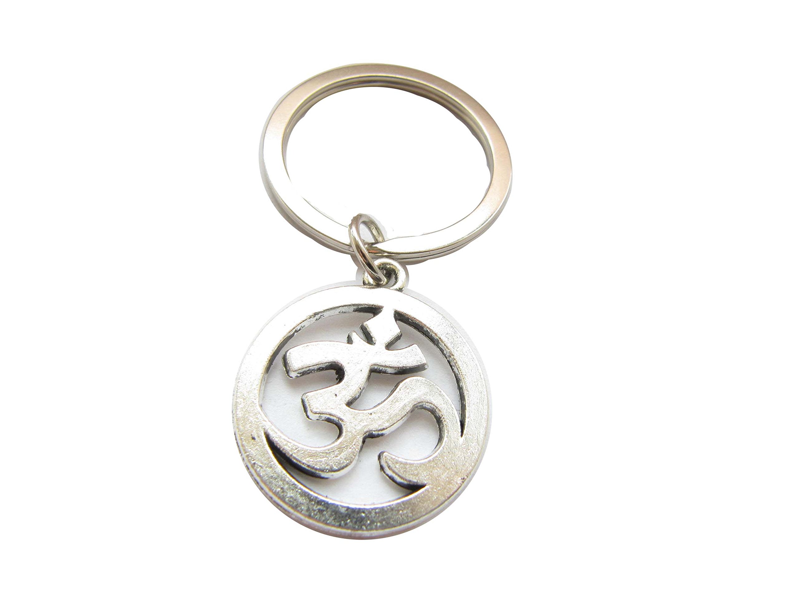 Om, Ohm, Aum, Sanskrit Symbol, Keychain, Key Chain, Yoga Bag Charm (1)